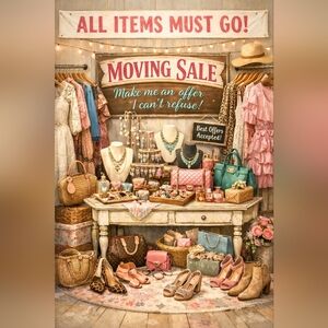 MOVING SALE!